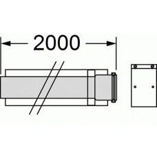 Vaillant Удлинение, 60/100 мм 2 м