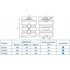 Пластиковый бак для воды Aquatech ATP-800 (Синий)