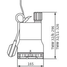 Дренажный насос WILO Drain TMW 32/8 EM Twister